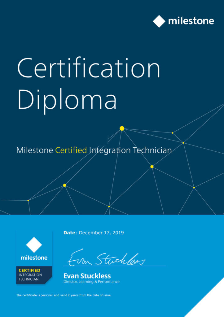 Milestone XProtect-Certified-Integration-Technician-(MCIT)-Ass_1